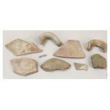 Pottery Fragment Assortment / 9 pcs