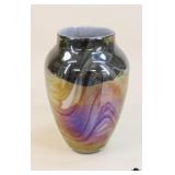 Iridescent Art Glass Vase
