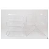 Acrylic Side Tables / 2 pc