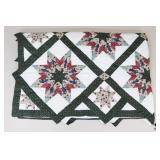 Keeco Full/Queen Size 'Lone Star' Pattern Quilt