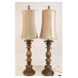 Pair of Tall Lamps w/ Shades