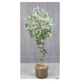 Artificial Tree in Metal Container