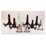 Wood & Metal Stands / 10 pc