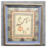 Asian Silk Embroidry Panel