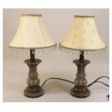 Pair of Resin Table Lamps