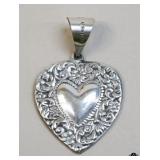 Sterling Silver Heart Pendant