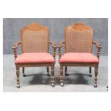 2 Rolling Arm Chairs by Burlington House