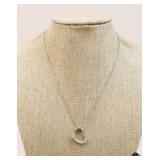 Sterling Silver Chain w/ Heart Pendant