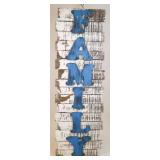 Tall Wood Family Sign