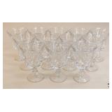 Noritake 'Sweet Swirl' Water Goblets / 12 pc
