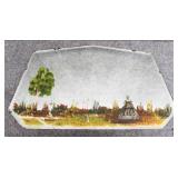 Hand Painted Vintage Mirror