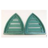 Arched Wood Wall Panels / 2 Pc
