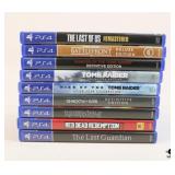 Playstation 4 Games / 9 ct