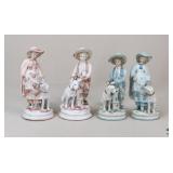 Porcelain Figurines / 4 pc