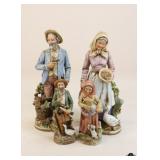 Homco Ceramic Figurines / 4 pc