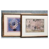 'Windmill and Horses' Original Photography 2/PC