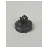 Sterling Silver Pig Trinket Box