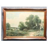 'Sussex Landscape' Print by J.E. Meadows