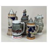 Avon, German & Budweiser Steins & Mug: Musical+