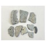 Pottery Fragments / 9 pcs