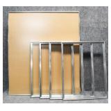 Custom Chrome Metal Framed 5/PC