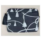 Chico's Coated Canvas Ipad Zipper Pouch