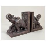 Carved Resin Bookends