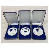Gorham Ornaments-1980-1982 / 3 Pc
