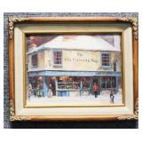 'Old Curiosity Shop' Print in Vintage Frame