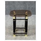 Glass Top End Table