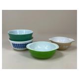 Pyrex Bowl Assortment  / 4 pc