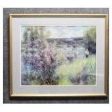 'The Seine at Chatou' reproduction Print by Renoir