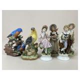 Lefton Porcelain Figurines / 6 pc