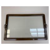 Wood, Metal & Glass Tray
