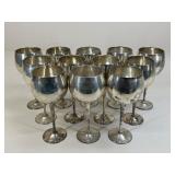 Silverplate Goblets / 12 pc
