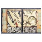 Post Card Calligraphy Wall Decor 2/PC