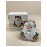 Fitz And Floyd Candy Lane Santa Candlecup