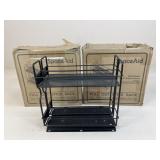Pair Of SpaceAid Spice Rack Organizers