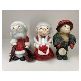 Paper Mache Figurines / 3 pc