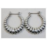 Pair of Sterling Silver Earrings