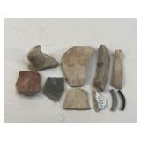 Pottery Fragments / 10 pcs