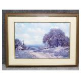 Texas Hill Country Print Signed W.A. Slaughter