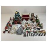 Christmas Ornaments, S& P Set & Figurines
