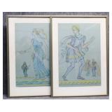 Original Ink & Prisma-color Drawings 2/PC