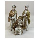Cracker Barrel Ceramic Wise Men / 3 Figurines