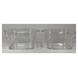 Pair Of Acrylic Beverage Tubs