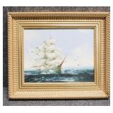 Original Painting on Canvas Signed Jackson