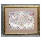 Orbis Terranum World Map Print