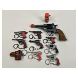 Vintage Play Guns/Western Toys & Keychains