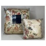 Twin Sz Ralph Lauren Comforter & Throw Pillow